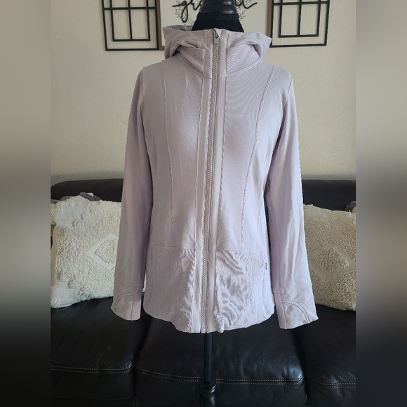 ATHLETA Women's Zip-Up Hoodie Sweater In Lavender Women's Size M - Picture 9 of 13